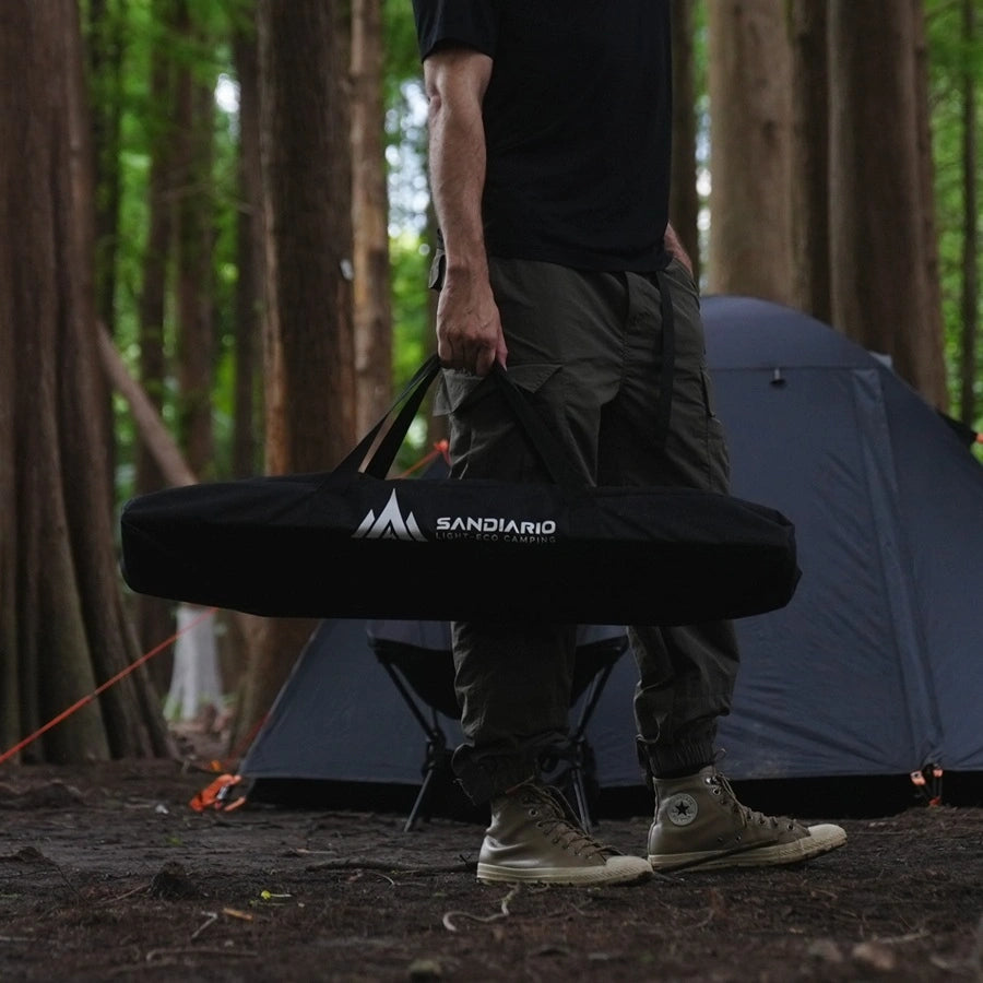 Sandiario Mesa Plegable Elevable de Aluminio 89cm