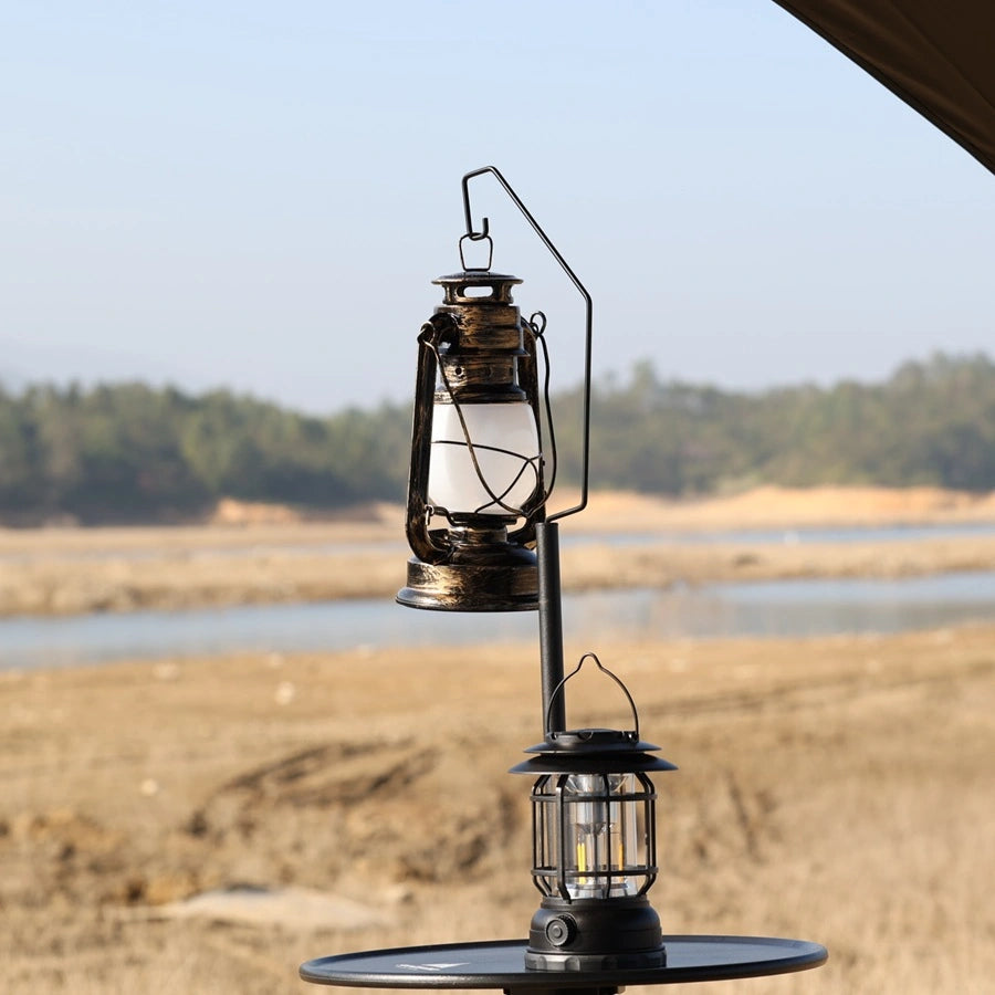 Sandiario Mesa Redonda con Soporte de Lámpara