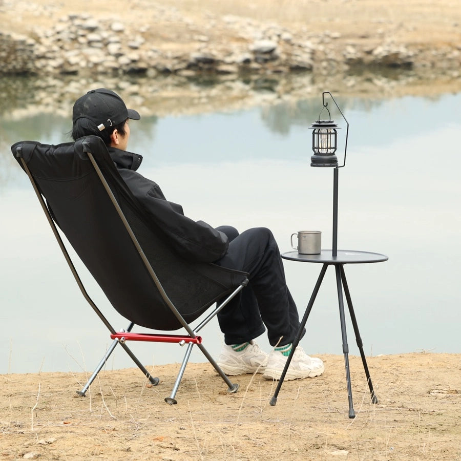 Sandiario Mesa Redonda con Soporte de Lámpara