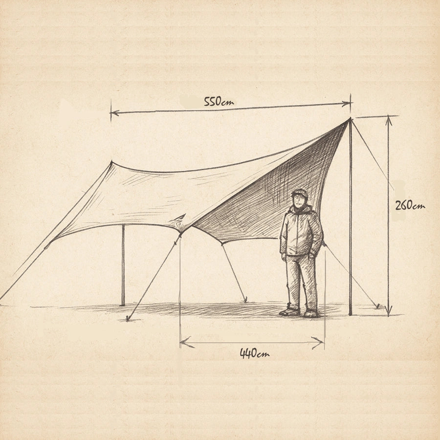 Sandiario Toldo Hexagonal