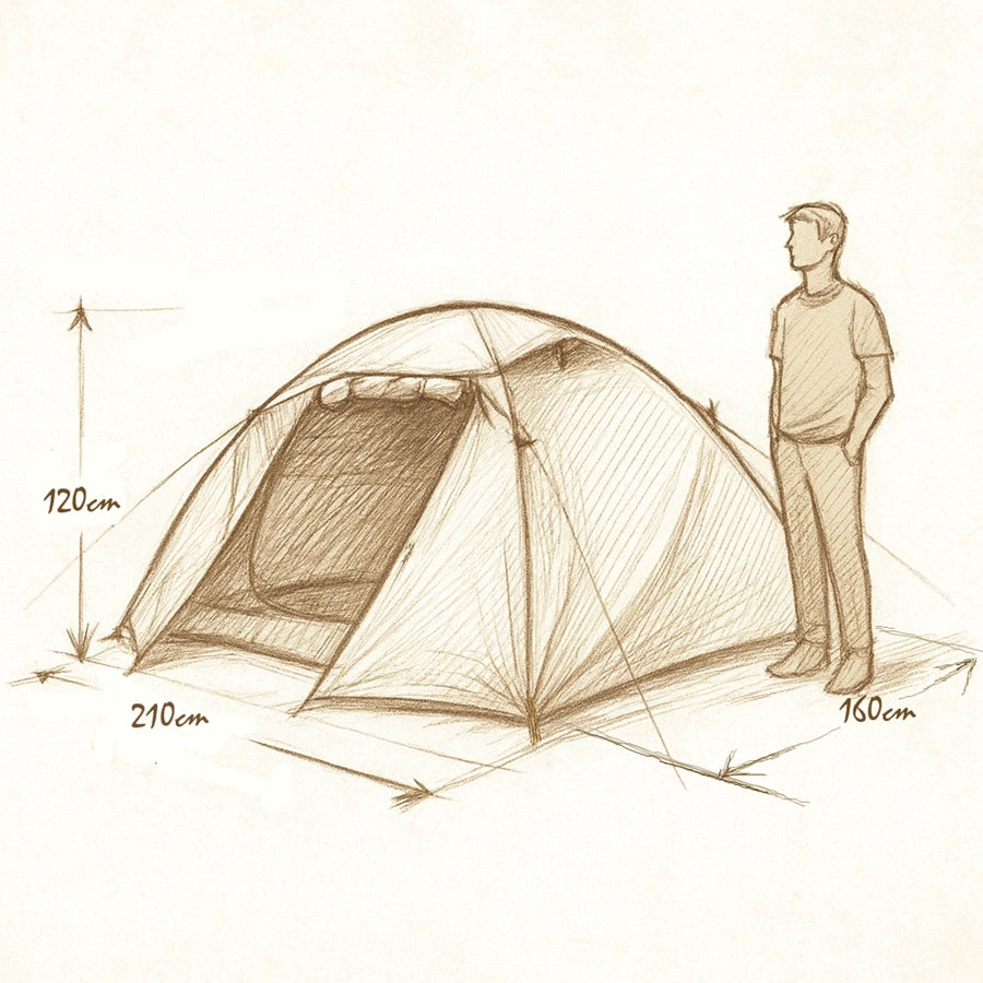 Sandiario Carpa de 2 Personas