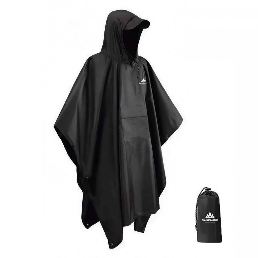 Sandiario Poncho Impermeable para Lluvia 160*105cm