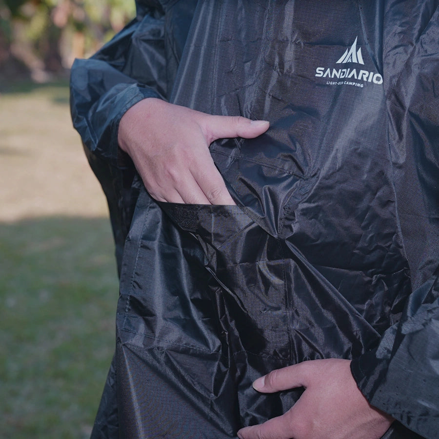 Sandiario Poncho Impermeable para Lluvia 160*105cm