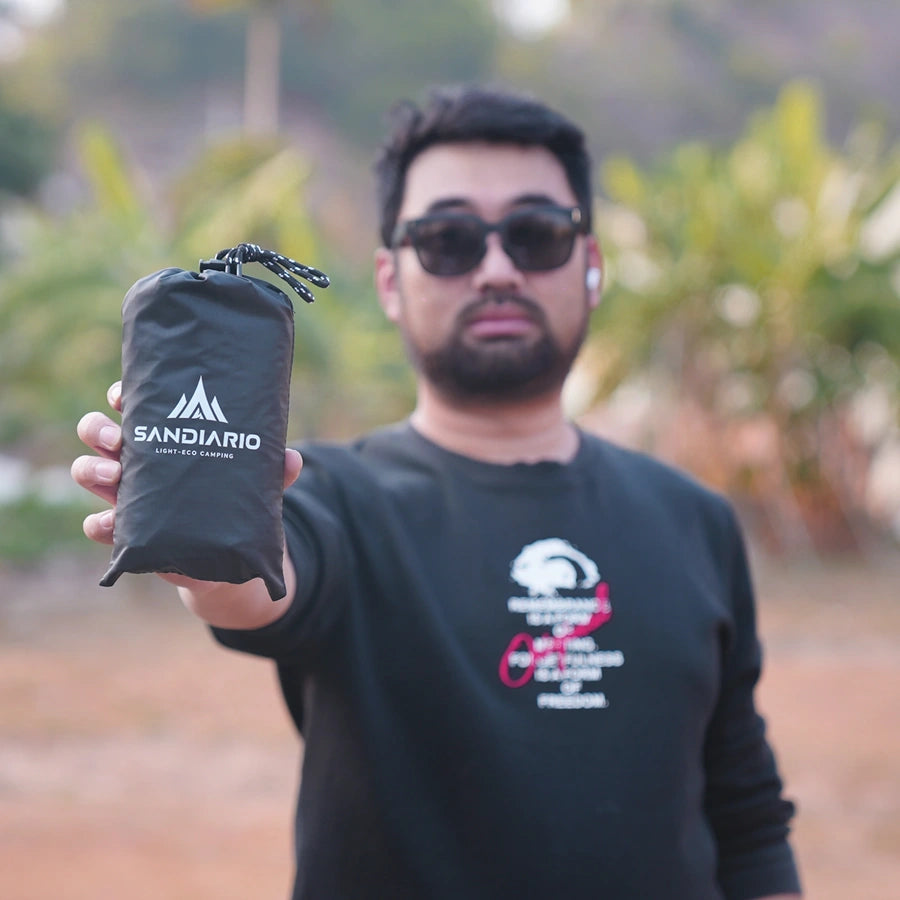 Sandiario Poncho Impermeable para Lluvia 160*105cm