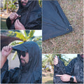 Sandiario Poncho Impermeable para Lluvia 160*105cm