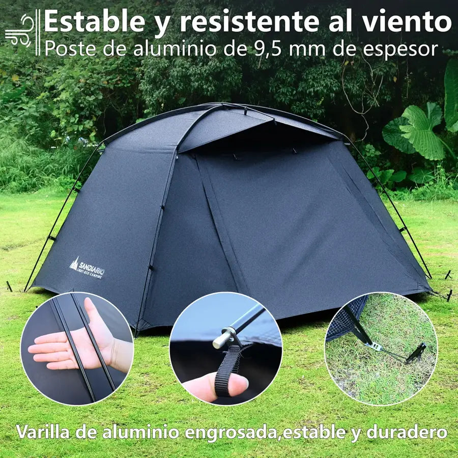 Sandiario Carpa de 2/4 Personas para Senderismo