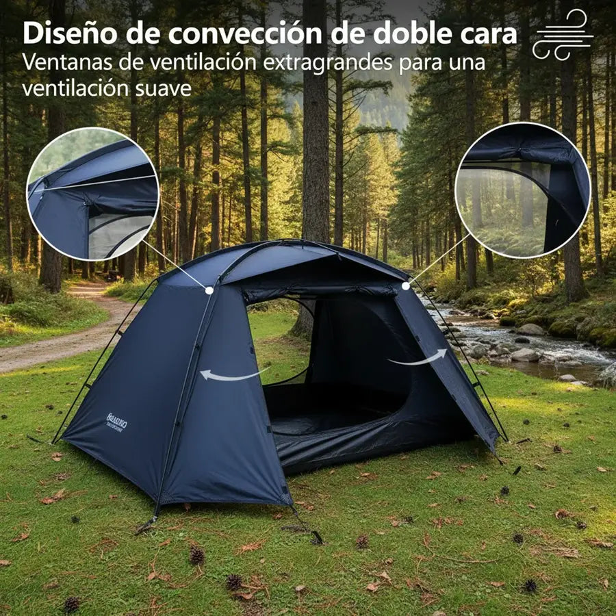Sandiario Carpa de 2/4 Personas para Senderismo