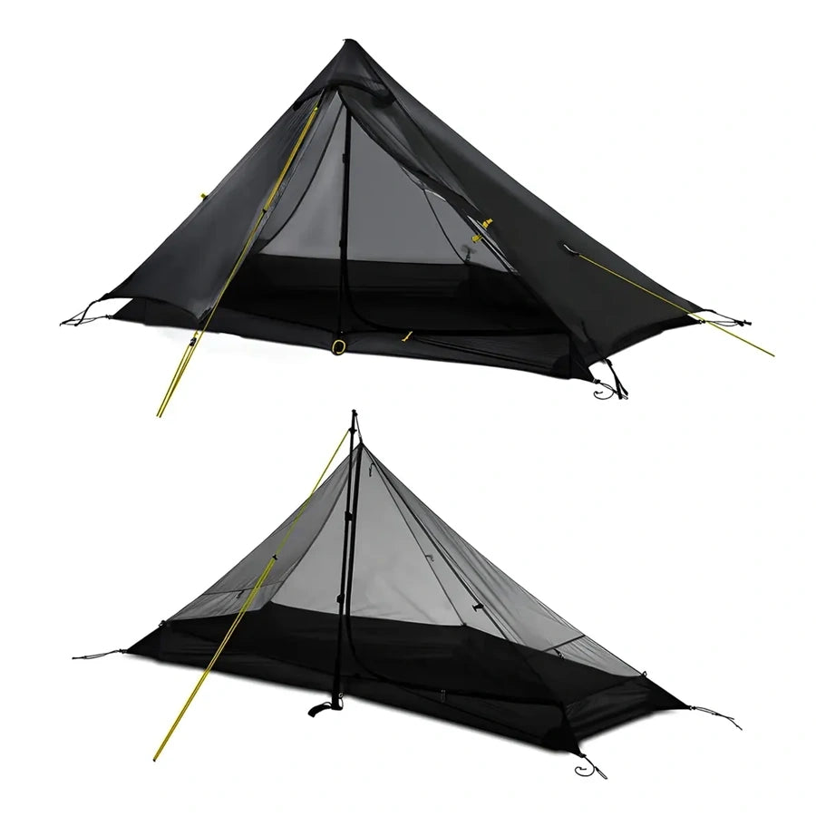 Sandiario Carpa Piramidal de 1 Persona Individual sin Varilla