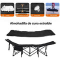 Sandiario Catre Plegable con Colchoneta
