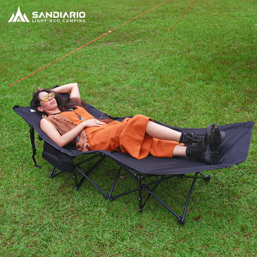 Sandiario Catre Plegable con Colchoneta