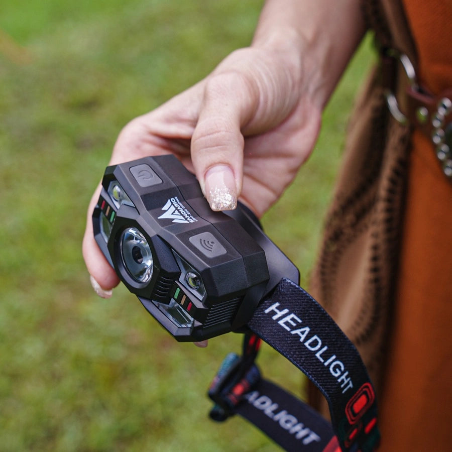Sandiario Linterna de Cabeza con Modo Luz Roja