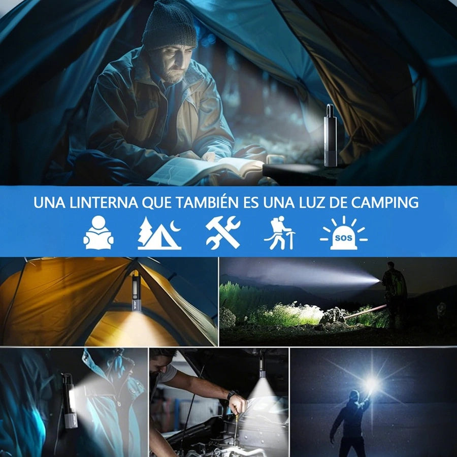 Sandiario Linterna Lámpara con Zoom