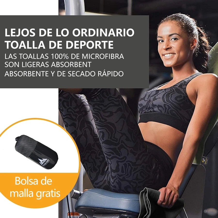 Sandiario Set de 3 Toallas de Secado Rápido