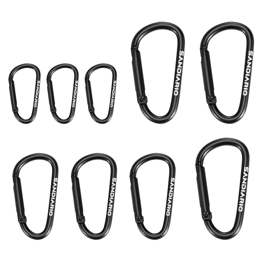 Sandiario Set de 3 Mosquetones D #4 #5 #6