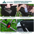 Sandiario Sillón de Playa Reclinable con Reposapiés