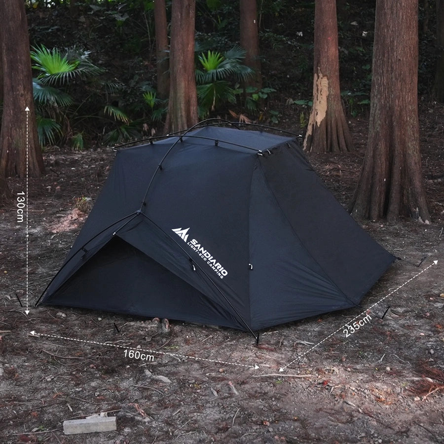 Sandiario MH2P/MH2N Carpa de 2 Personas de Estructura Cruzada Reforzada