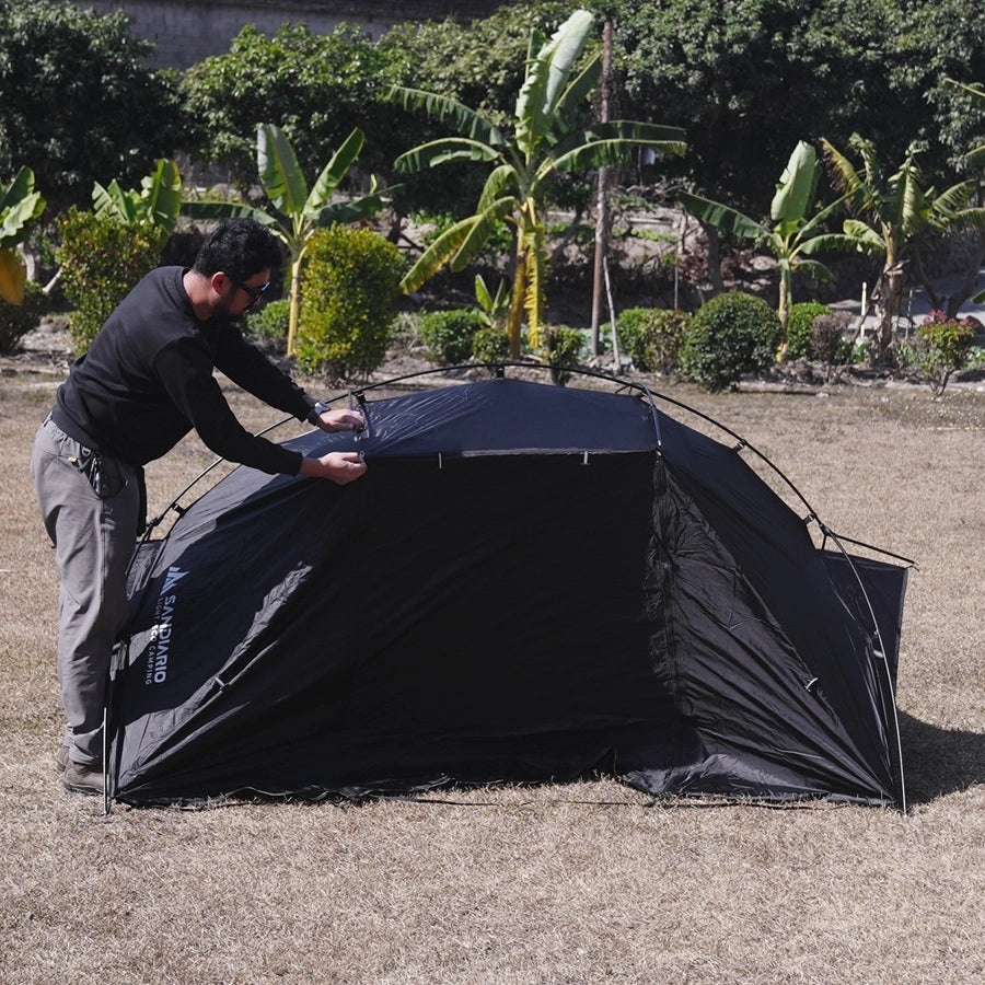 Sandiario MH2P/MH2N Carpa de 2 Personas de Estructura Cruzada Reforzada