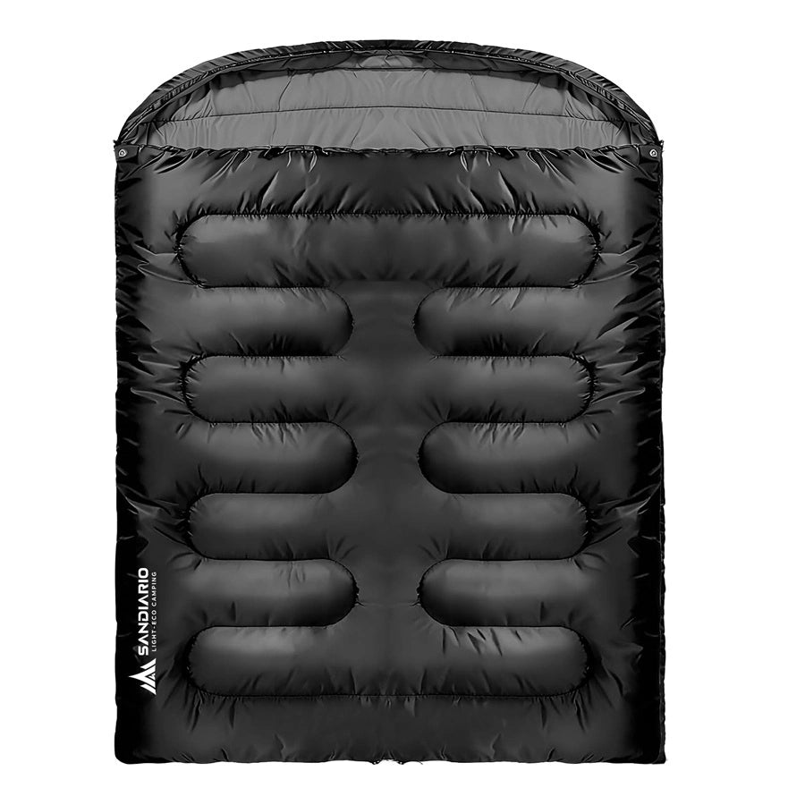 Sandiario Saco de Dormir Doble Envolvente de Algodón