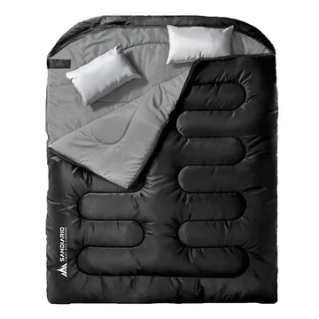 Sandiario Saco de Dormir Doble Envolvente de Algodón