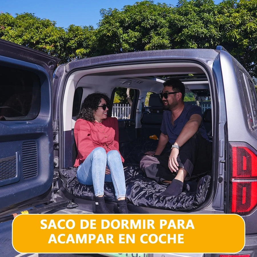 Sandiario Saco de Dormir Doble Envolvente de Algodón