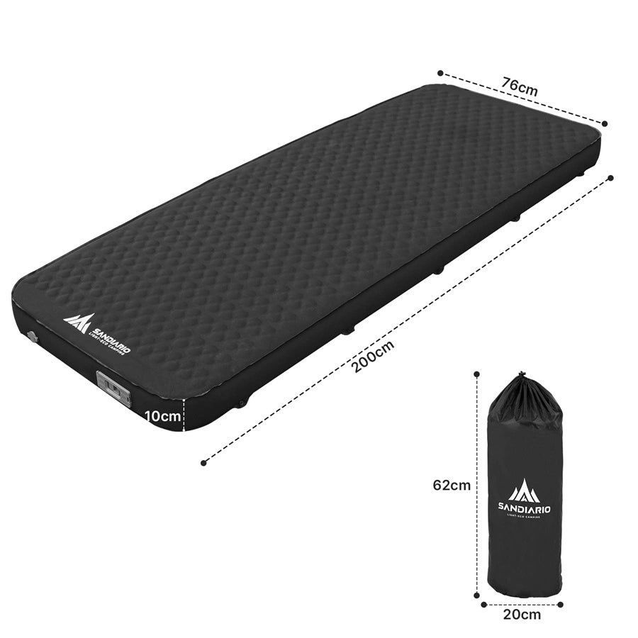 Sandiario Colchón Inflable Individual con Bomba Integrada