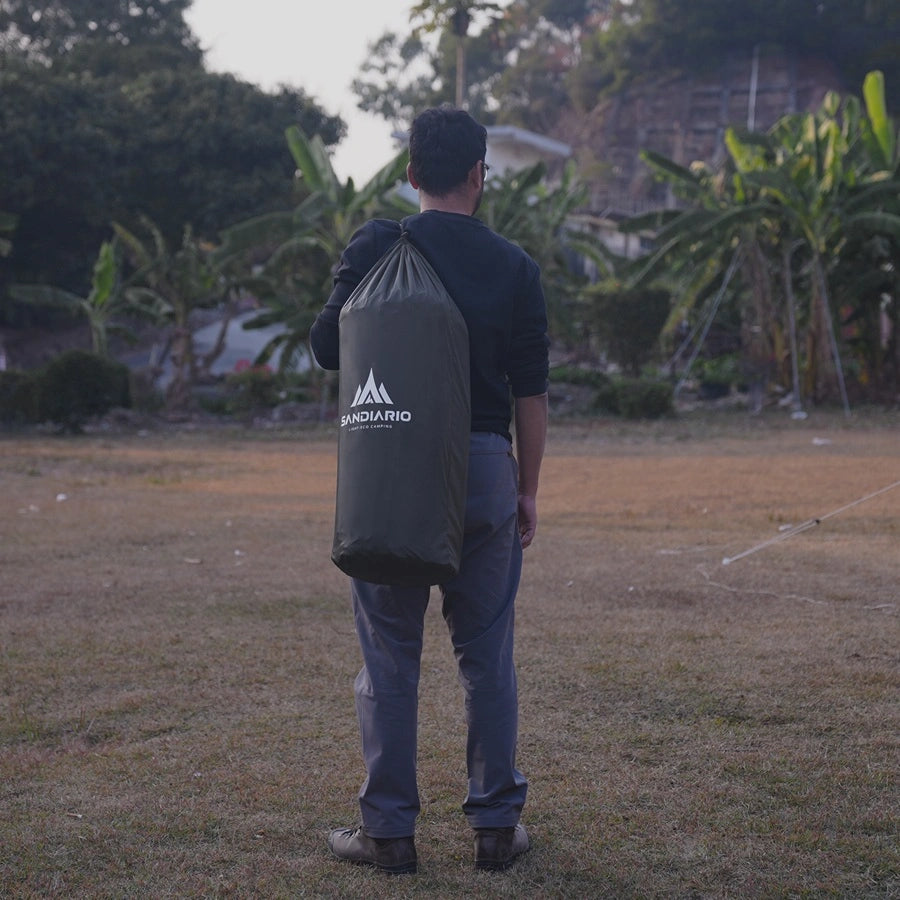 Sandiario Colchón Inflable Individual con Bomba Integrada