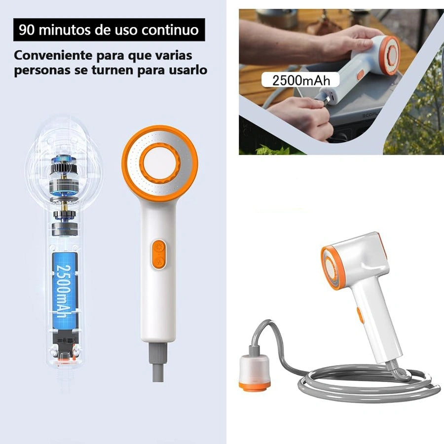 Sandiario Ducha Portable con Filtro y Linterna