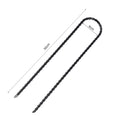 Sandiario 4 Estacas U 30cm de Acero Corrugado
