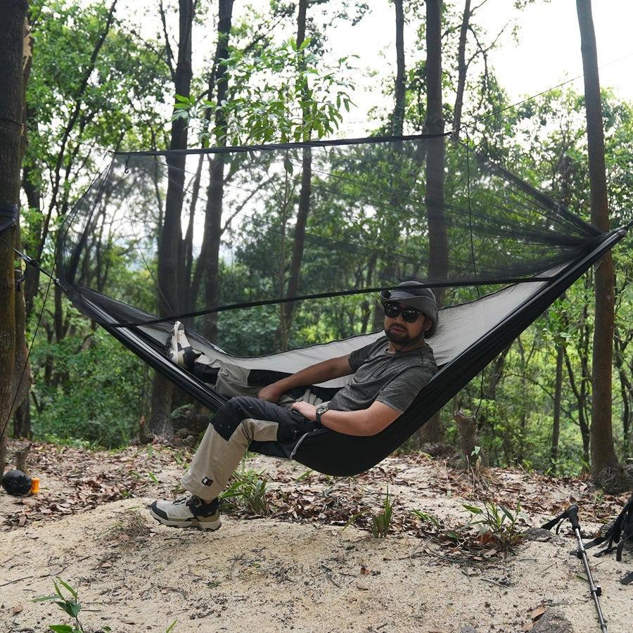 Sandiario Hamaca de 2 Personas con Toldo y Mosquitero
