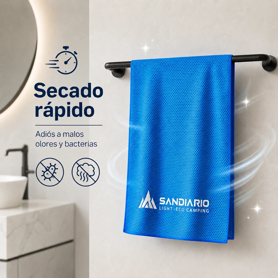 Sandiario Set de 3 Toallas de Secado Rápido