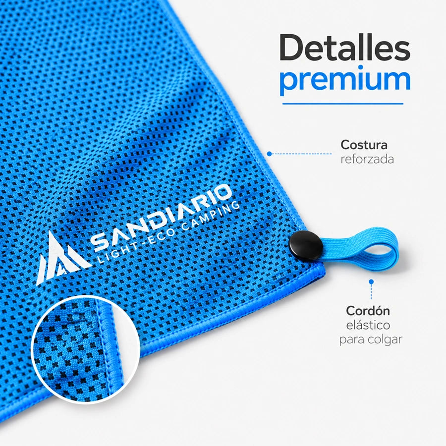 Sandiario Set de 3 Toallas de Secado Rápido