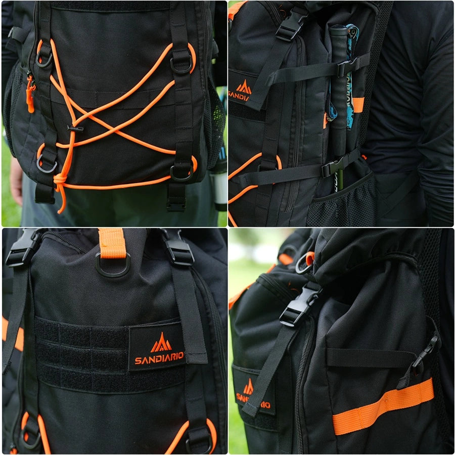 Sandiario Mochila de Senderismo Trekking 45L