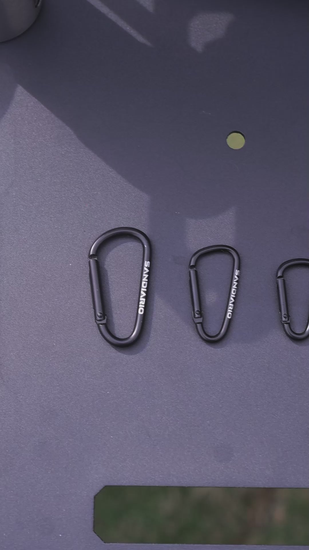 Sandiario Set de 9 Mosquetones D #4 #5 #6